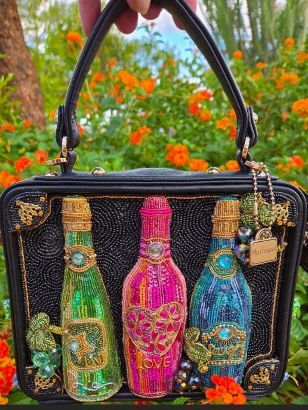 NWT Mary Frances Wine Spirits handbag Brand New